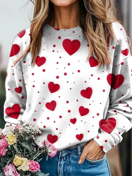 Women's Crew Neck 3D Printing Vintage Spring/Fall Long Sleeve Sweatshirt, Red, Sweatshirts & Hoodies
Women's Crew Neck 3D Printing Vintage Spring/Fall Long Sleeve Sweatshirt, Red, Sweatshirts & Hoodies
