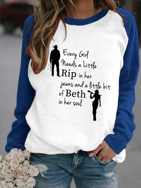 Women's Every Girl Needs a Little Rip Beth Print Casual Sweatshirt, Blue, Hoodies&Sweatshirts
Women's Every Girl Needs a Little Rip Beth Print Casual Sweatshirt, Blue, Hoodies&Sweatshirts