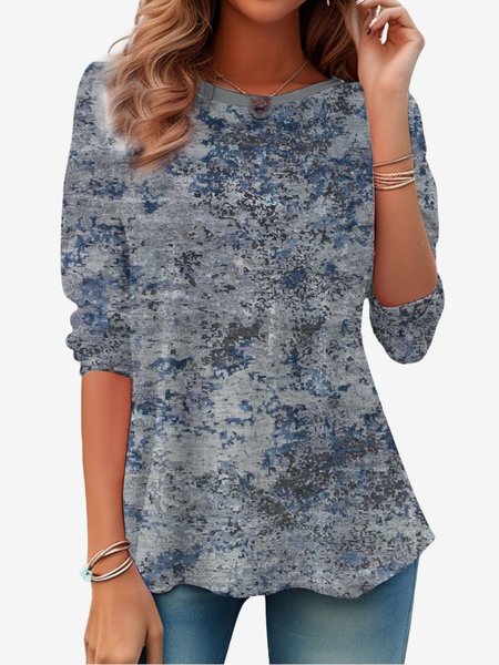 Women's Long Sleeve Tee T-shirt Spring/Fall Abstract Jersey Crew Neck Daily Going Out Casual Top, Gray, T-Shirts
Women's Long Sleeve Tee T-shirt Spring/Fall Abstract Jersey Crew Neck Daily Going Out Casual Top, Gray, T-Shirts