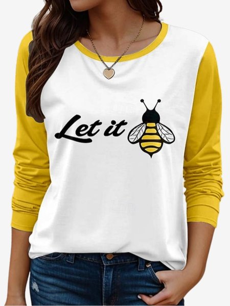 Women's Long Sleeve Tee T-shirt Spring/Fall Animal Jersey Crew Neck Daily Going Out Casual Top, Yellow, T-Shirts
Women's Long Sleeve Tee T-shirt Spring/Fall Animal Jersey Crew Neck Daily Going Out Casual Top, Yellow, T-Shirts