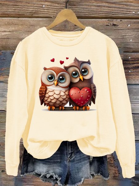 Women's Crew Neck Bird Casual Spring/Fall Long Sleeve Sweatshirt, Apricot, Sweatshirts & Hoodies
Women's Crew Neck Bird Casual Spring/Fall Long Sleeve Sweatshirt, Apricot, Sweatshirts & Hoodies