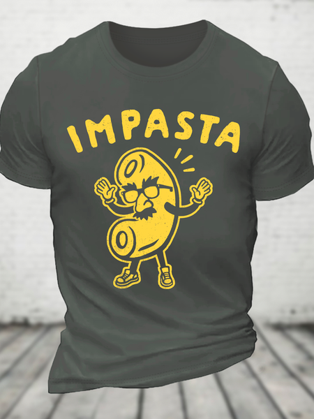 Impasta, Imposter Shirts, Sarcastic Shirts Cotton T-Shirt, Deep gray, T-shirts
Impasta, Imposter Shirts, Sarcastic Shirts Cotton T-Shirt, Deep gray, T-shirts