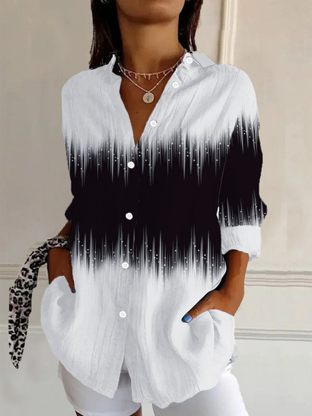 Women's Long Sleeve Shirt Spring/Fall Ombre Buckle Shirt Collar Daily Going Out Casual Top, As picture, Shirts
Women's Long Sleeve Shirt Spring/Fall Ombre Buckle Shirt Collar Daily Going Out Casual Top, As picture, Shirts