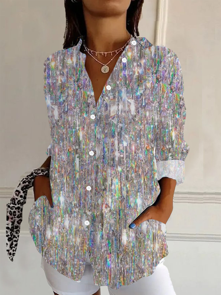 Women's Long Sleeve Shirt Spring/Fall Abstract Buckle Shirt Collar Daily Going Out Casual Top, As picture, Shirts
Women's Long Sleeve Shirt Spring/Fall Abstract Buckle Shirt Collar Daily Going Out Casual Top, As picture, Shirts