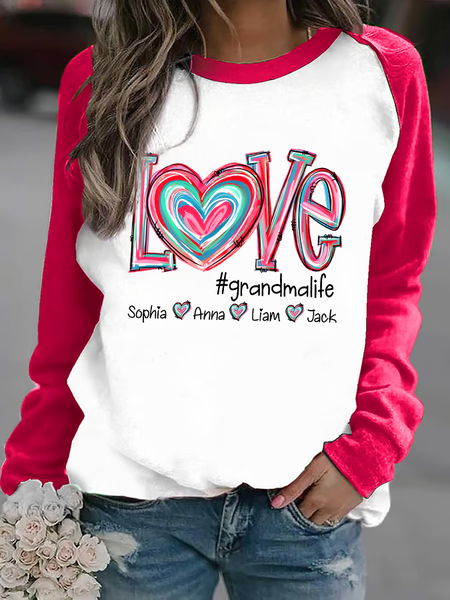 Woman Loose Crew Neck Valentine's Day Casual Sweatshirt, Pink, Hoodies&Sweatshirts
Woman Loose Crew Neck Valentine's Day Casual Sweatshirt, Pink, Hoodies&Sweatshirts