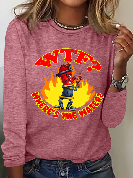 Women's Long Sleeve Blouse Spring/Fall Text Letters Crew Neck Daily Going Out Casual Top, Watermelon, Shirts
Women's Long Sleeve Blouse Spring/Fall Text Letters Crew Neck Daily Going Out Casual Top, Watermelon, Shirts