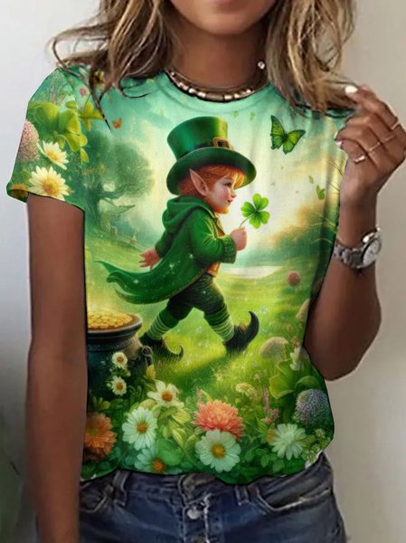 Vintage St. Patrick's Day Animal Crew Neck Short Sleeve T-shirt, Green, T-shirts
Vintage St. Patrick's Day Animal Crew Neck Short Sleeve T-shirt, Green, T-shirts