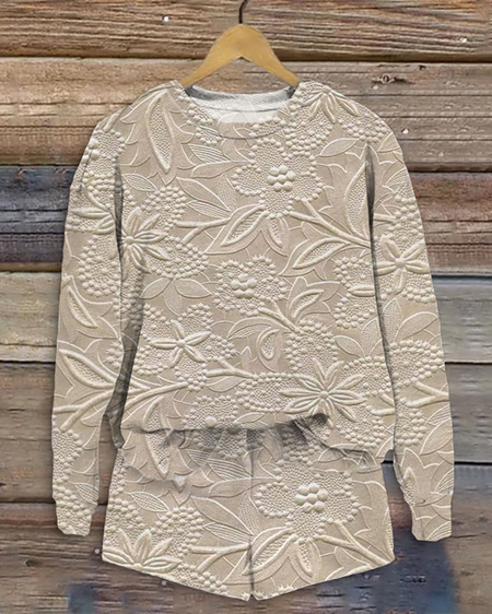 Women's Printing Floral Daily Going Out Two Piece Set Long Sleeve Casual Spring/Fall Top With Pants Matching Set, As picture, Suit Set
Women's Printing Floral Daily Going Out Two Piece Set Long Sleeve Casual Spring/Fall Top With Pants Matching Set, As picture, Suit Set