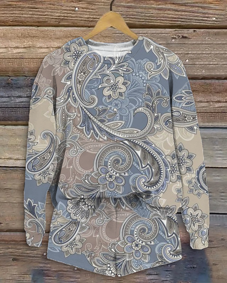Women's Printing Floral Daily Going Out Two Piece Set Long Sleeve Casual Spring/Fall Top With Pants Matching Set, As picture, Suit Set
Women's Printing Floral Daily Going Out Two Piece Set Long Sleeve Casual Spring/Fall Top With Pants Matching Set, As picture, Suit Set