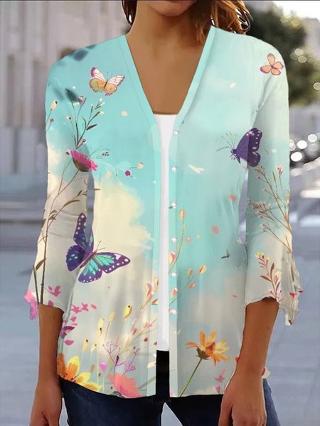 Women's Spring/Fall Cover-up Casual Floral Lightweight Cardigan, As picture, Coats
Women's Spring/Fall Cover-up Casual Floral Lightweight Cardigan, As picture, Coats