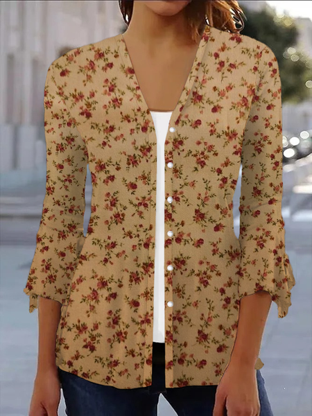 Women's Floral Spring/Fall Cover-up Casual Printing Lightweight Cardigan, As picture, Cardigans
Women's Floral Spring/Fall Cover-up Casual Printing Lightweight Cardigan, As picture, Cardigans