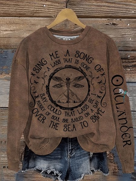Women's Sassenach Est.1743 Clan Fraser Outlander Print Sweatshirt, Brown, Hoodies&Sweatshirts
Women's Sassenach Est.1743 Clan Fraser Outlander Print Sweatshirt, Brown, Hoodies&Sweatshirts