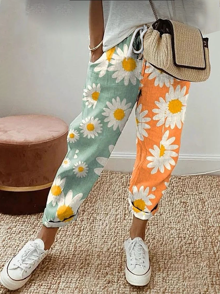 Women's Floral Ankle Pants Pant Casual Spring/Fall Trousers, As picture, Pants
Women's Floral Ankle Pants Pant Casual Spring/Fall Trousers, As picture, Pants