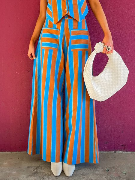 Urban Striped Printing Wide Leg Pants, As picture, Pants
Urban Striped Printing Wide Leg Pants, As picture, Pants