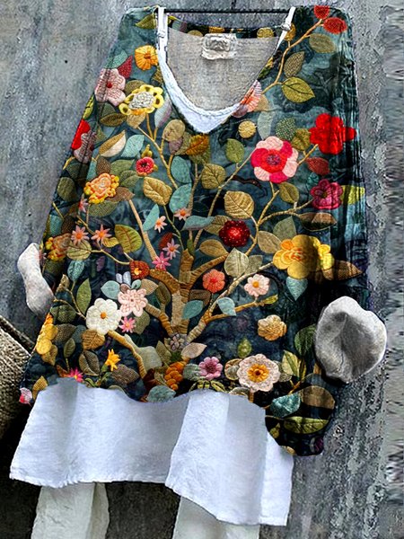 V Neck Long Sleeve Floral Regular Micro-Elasticity Regular Fit Shirt For Women, Green, Shirts
V Neck Long Sleeve Floral Regular Micro-Elasticity Regular Fit Shirt For Women, Green, Shirts