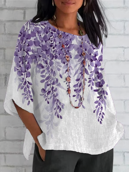 Women Floral Half Sleeve Tee T-shirt Crew Neck Casual Summer Top, White, T-Shirts
Women Floral Half Sleeve Tee T-shirt Crew Neck Casual Summer Top, White, T-Shirts