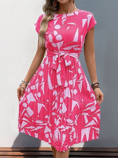 Women Abstract Graphic Summer Printing Dress V Neck Short Sleeve Tank A-Line Dress, Deep pink, Dresses
Women Abstract Graphic Summer Printing Dress V Neck Short Sleeve Tank A-Line Dress, Deep pink, Dresses