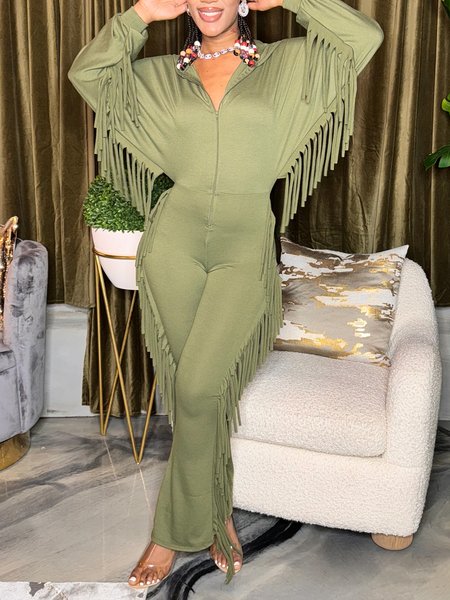 Urban Tassel Plain Hoodie Jumpsuit, Green, Jumpsuits
Urban Tassel Plain Hoodie Jumpsuit, Green, Jumpsuits