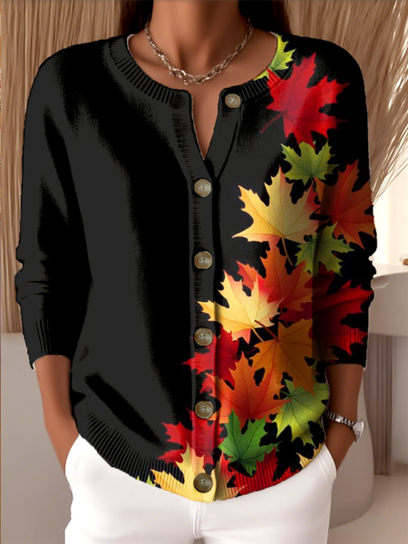 Women Knitted Gradient Pattern Long Sleeve Comfy Vintage Cardigan, Color2, Cardigans
Women Knitted Gradient Pattern Long Sleeve Comfy Vintage Cardigan, Color2, Cardigans