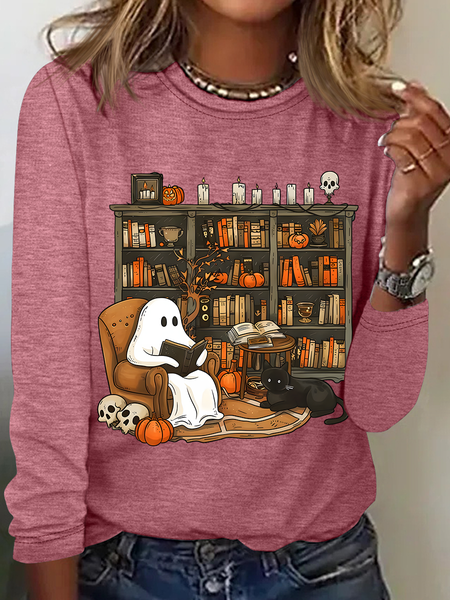 Crew Neck Long Sleeve Halloween Regular Medium Elasticity Loose Blouse For Women, Watermelon, T-shirts
Crew Neck Long Sleeve Halloween Regular Medium Elasticity Loose Blouse For Women, Watermelon, T-shirts