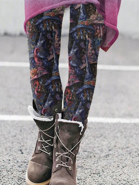 Women Floral Vintage All Season Long Leggings, Blue, Pants
Women Floral Vintage All Season Long Leggings, Blue, Pants