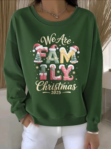 Casual Crew Neck Text Letters Sweatshirt, Green, Hoodies & Sweatshirts
Casual Crew Neck Text Letters Sweatshirt, Green, Hoodies & Sweatshirts