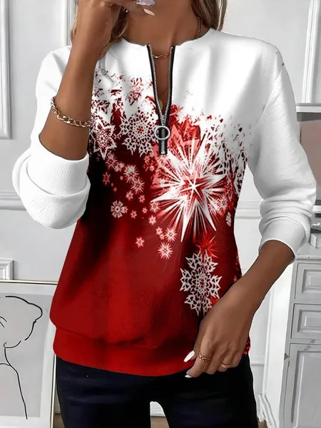 Women Christmas Crew Neck Printing Casual Spring/Fall Long Sleeve Sweatshirt, White-red, Sweatshirts & Hoodies
Women Christmas Crew Neck Printing Casual Spring/Fall Long Sleeve Sweatshirt, White-red, Sweatshirts & Hoodies