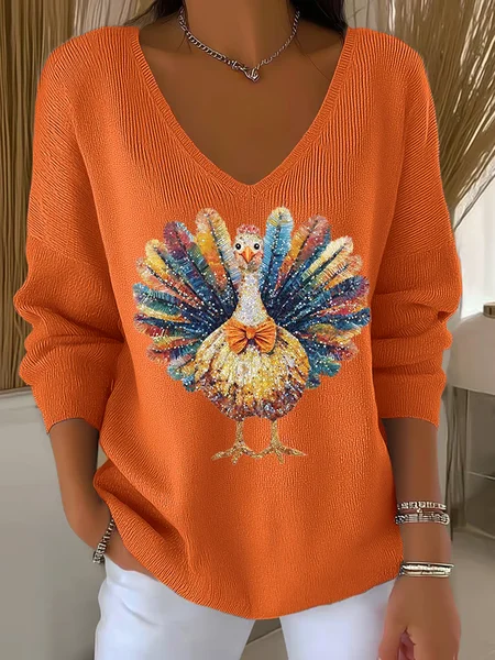 Vintage V Neck Turkey Hoodie, Orange, Sweaters
Vintage V Neck Turkey Hoodie, Orange, Sweaters