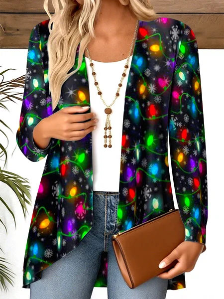 V Neck Long Sleeve Christmas Regular Micro-Elasticity Regular Fit Blouse For Women, Black, Blouses
V Neck Long Sleeve Christmas Regular Micro-Elasticity Regular Fit Blouse For Women, Black, Blouses