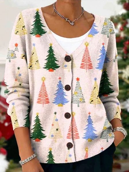 Women Christmas Long Sleeve V Neck Casual Spring/Fall Cardigan Outerwear, Apricot, Cardigans
Women Christmas Long Sleeve V Neck Casual Spring/Fall Cardigan Outerwear, Apricot, Cardigans