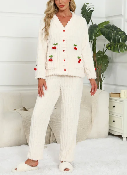 Women Plain Two-Piece Set Daily Long Sleeve Casual Spring/Fall Top With Pants Matching Set, Off white, Jumpsuits&Rompers
Women Plain Two-Piece Set Daily Long Sleeve Casual Spring/Fall Top With Pants Matching Set, Off white, Jumpsuits&Rompers