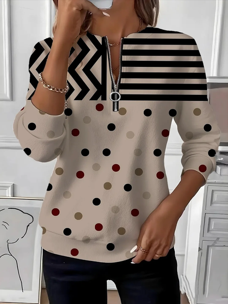 Casual Crew Neck Abstract Sweatshirt Printing, Khaki, Hoodies & Sweatshirts
Casual Crew Neck Abstract Sweatshirt Printing, Khaki, Hoodies & Sweatshirts