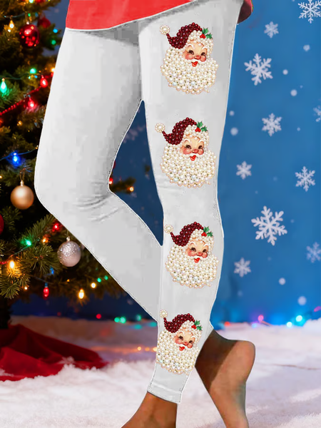Women Santa Claus Casual All Season Printing Long Leggings, White, Leggings
Women Santa Claus Casual All Season Printing Long Leggings, White, Leggings