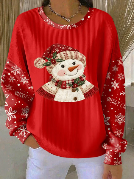 Casual Crew Neck Christmas Snowman Sweatshirt Printing, Red, Hoodies & Sweatshirts
Casual Crew Neck Christmas Snowman Sweatshirt Printing, Red, Hoodies & Sweatshirts