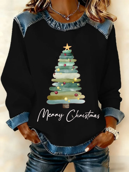 Vintage Crew Neck Christmas Sweatshirt Printing, Black, Hoodies & Sweatshirts
Vintage Crew Neck Christmas Sweatshirt Printing, Black, Hoodies & Sweatshirts