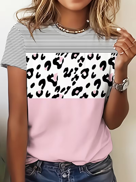Women Abstract Short Sleeve Tee T-shirt Crew Neck Printing Casual Summer Graphic Tee Top, Pink, T-Shirts
Women Abstract Short Sleeve Tee T-shirt Crew Neck Printing Casual Summer Graphic Tee Top, Pink, T-Shirts