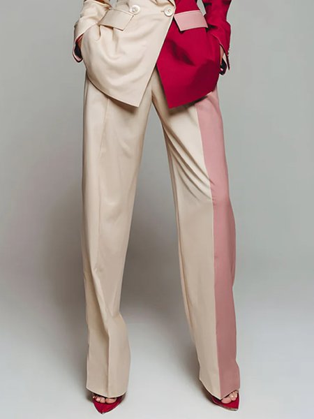 Urban Color Block Straight Pants, As picture, Pants
Urban Color Block Straight Pants, As picture, Pants