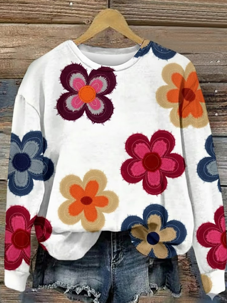 Women Floral Crew Neck Printing Casual Spring/Fall Long Sleeve Sweatshirt, White, Sweatshirts & Hoodies
Women Floral Crew Neck Printing Casual Spring/Fall Long Sleeve Sweatshirt, White, Sweatshirts & Hoodies