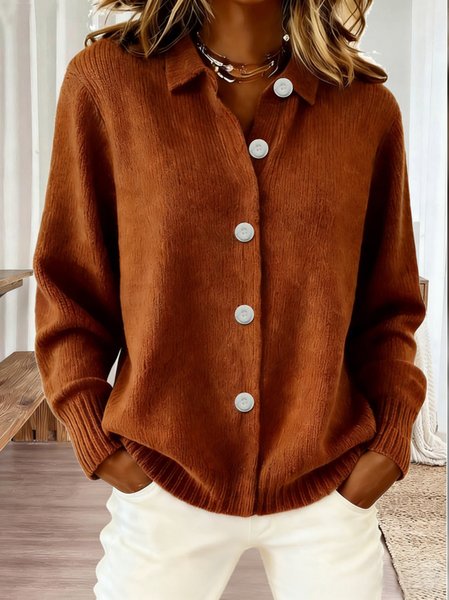 Women Plain Long Sleeve Shawl Collar Casual Spring/Fall Cardigan Outerwear, Coffee, Cardigans
Women Plain Long Sleeve Shawl Collar Casual Spring/Fall Cardigan Outerwear, Coffee, Cardigans