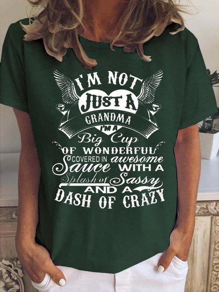 Women Text Letters Short Sleeve Tee T-shirt Crew Neck Casual Summer Top, Dark green, T-Shirts
Women Text Letters Short Sleeve Tee T-shirt Crew Neck Casual Summer Top, Dark green, T-Shirts
