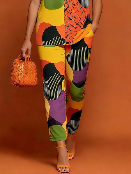 Casual Abstract Polka Dots Printing Pants, As picture, Pants
Casual Abstract Polka Dots Printing Pants, As picture, Pants