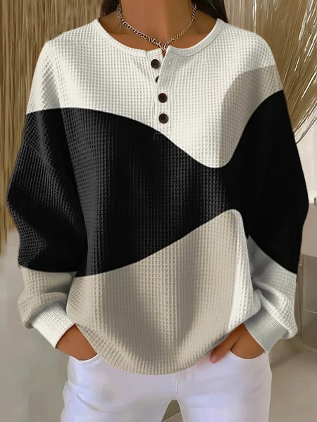 Casual Crew Neck Abstract Sweatshirt Printing, Black, Hoodies & Sweatshirts
Casual Crew Neck Abstract Sweatshirt Printing, Black, Hoodies & Sweatshirts