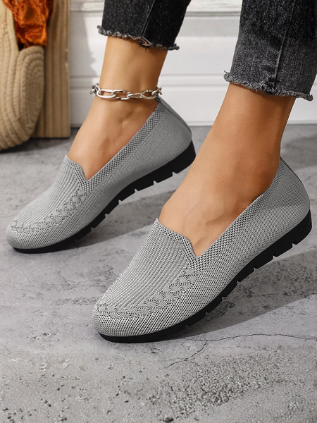 Mesh Fabric Plain All Season Street Shallow Shoes, Gray, Flats
Mesh Fabric Plain All Season Street Shallow Shoes, Gray, Flats