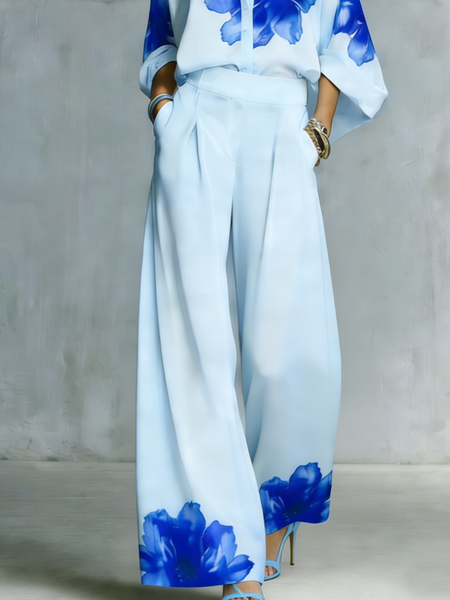 Urban Floral Wide Leg Pants, As picture, Pants
Urban Floral Wide Leg Pants, As picture, Pants