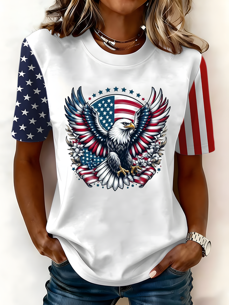 Casual Text Letters Crew Neck Short Sleeve T-shirt, White, T-shirts
Casual Text Letters Crew Neck Short Sleeve T-shirt, White, T-shirts