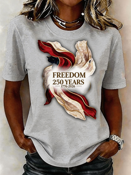 Casual Independence Day (Flag) Crew Neck Short Sleeve T-shirt, Light gray, T-shirts
Casual Independence Day (Flag) Crew Neck Short Sleeve T-shirt, Light gray, T-shirts