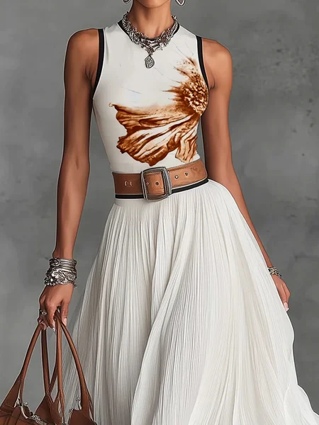 Urban Floral Crew Neck Tank Top, As picture, Tanks and Camis
Urban Floral Crew Neck Tank Top, As picture, Tanks and Camis