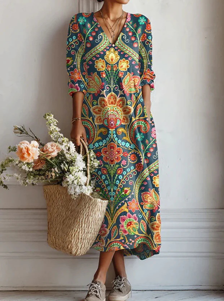 Women Geometric Summer Dress Crew Neck Half Sleeve H-Line Dress, As picture, Dresses
Women Geometric Summer Dress Crew Neck Half Sleeve H-Line Dress, As picture, Dresses