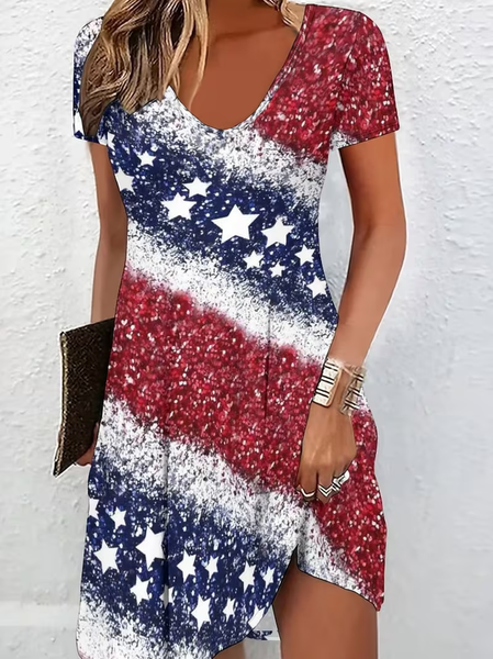 Women America Flag Summer Dress V Neck Short Sleeve Fit & Flare Dress A-Line Dress, As picture, Dresses
Women America Flag Summer Dress V Neck Short Sleeve Fit & Flare Dress A-Line Dress, As picture, Dresses