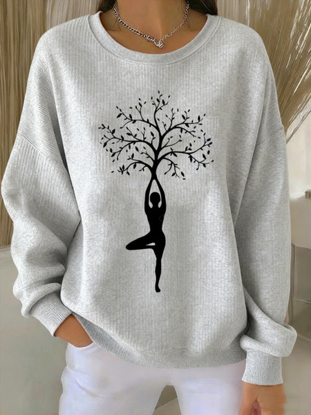 Vintage Crew Neck Botanical Pattern Sweatshirt, Gray, Hoodies & Sweatshirts
Vintage Crew Neck Botanical Pattern Sweatshirt, Gray, Hoodies & Sweatshirts